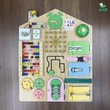 BẢNG BẬN RỘN - BUSY BOARD Rèn Luyện Vận Động Tinh Lalala Baby