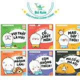 Sách - Ehon Bé Tự Tin Giao Tiếp (Dành cho trẻ từ 3-8t) - Bộ 6 quyển