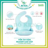 Bộ dụng cụ ăn dặm Hanin - Khay - Bát - Yếm - Thìa Cao cấp Cho Bé