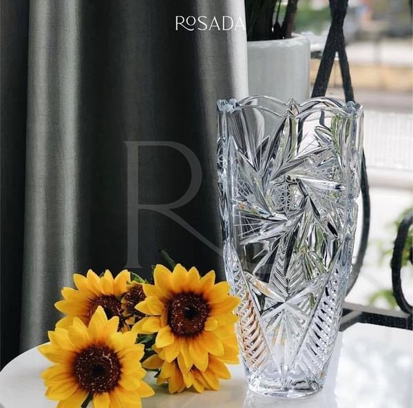  Lọ hoa pha lê bom xoáy 20cm 