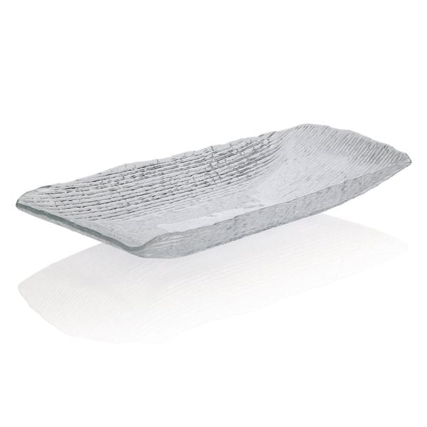  Đĩa chữ nhật pha lê Centrepiece 