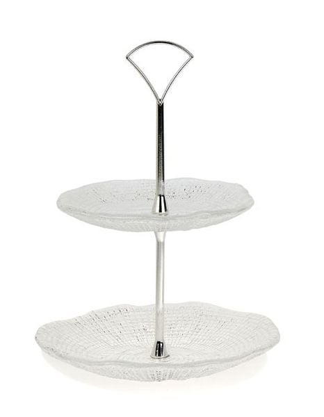  Đĩa bánh 2 tầng Diamante 24.5cm 