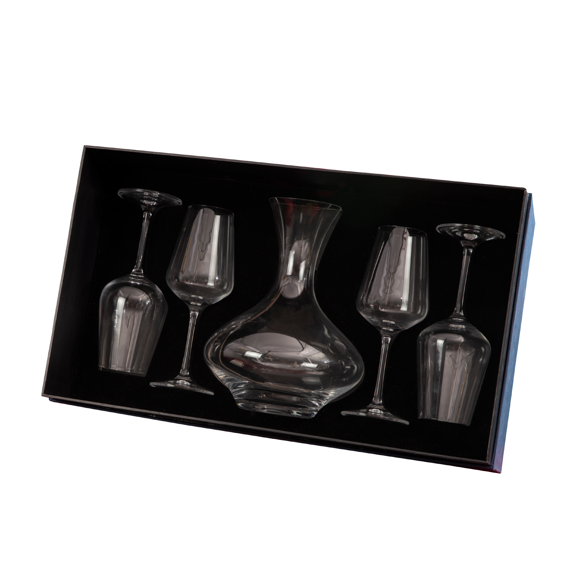 Decanter Amoroso và 4 ly sandra 350ml – Rosada