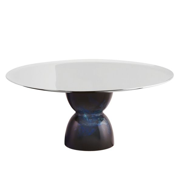  Chân bồng Madame Resin Mirror Steel 22cm Sambonet 