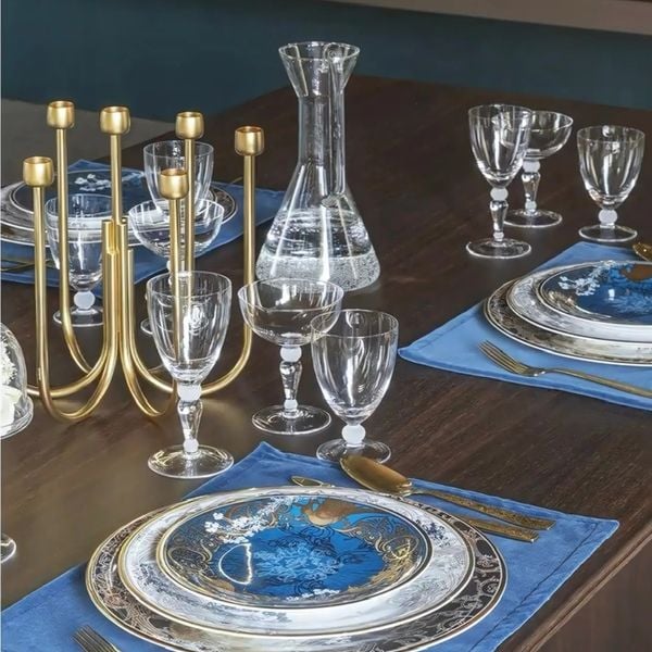  Chân nến Kyma 25cm Mirror PVD Gold Sambonet 