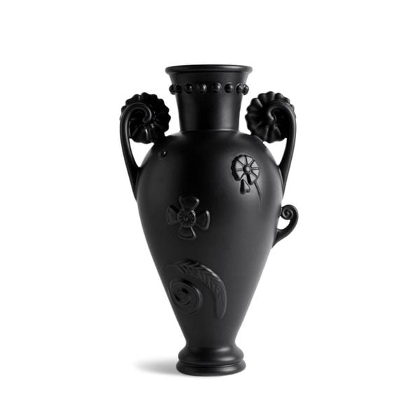  Lọ hoa Pantheon Orpheus Amphora đen L'Objet 