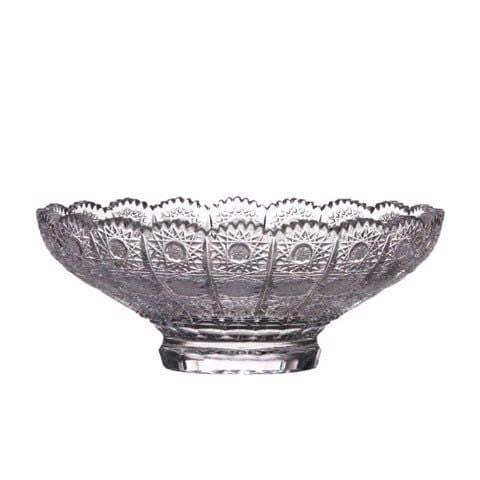  Mâm bồng pha lê đế liền tròn M57 