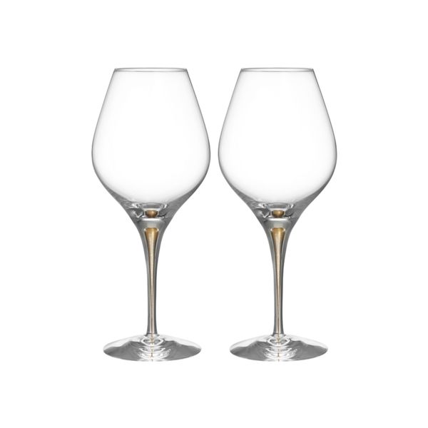  Set 2 ly vang đỏ Intermezzo Aroma gold 620ml 