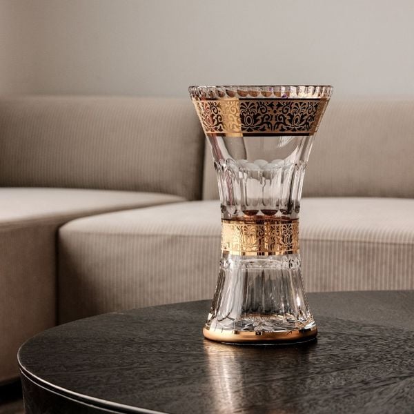  Lọ hoa bó mạ khảm vàng Romantic 35.5cm 