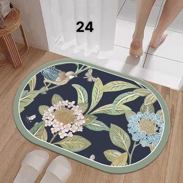  Thảm phòng tắm silicon siêu thấm hút nước - 24 