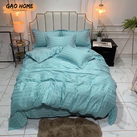 Cotton kẻ 3f chăn