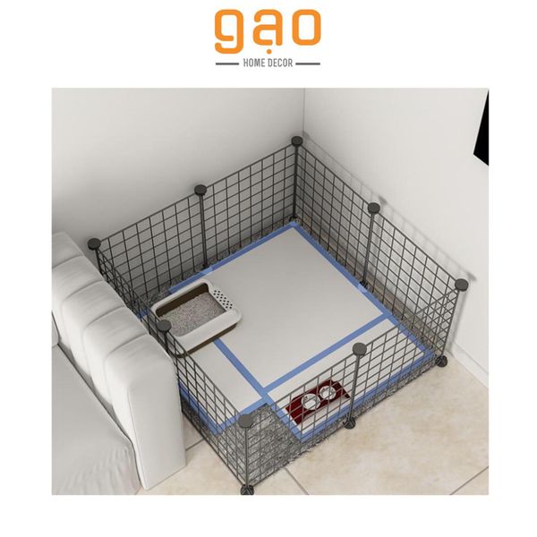  COMBO 8 TẤM LƯỚI GHÉP CHUỒNG THÚ ĐA NĂNG - [TẶNG 16 CHỐT] 