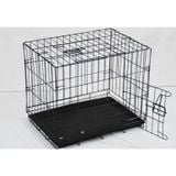  [SIZE 60CM]  CHUỒNG CHÓ - MÈO GẤP GỌN TIỆN DỤNG - MÀU ĐEN 