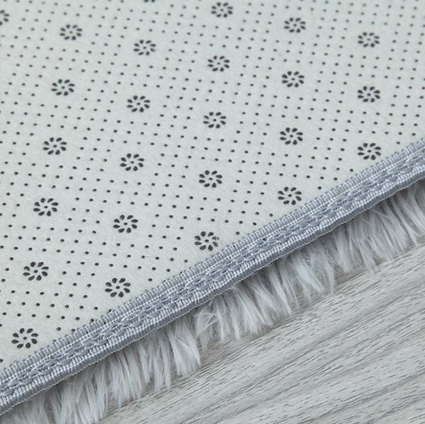  Thảm lông trải sàn - trà sữa 