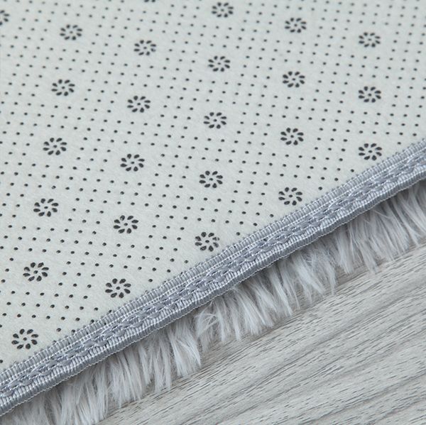  Thảm lông trải sàn - cam đất 