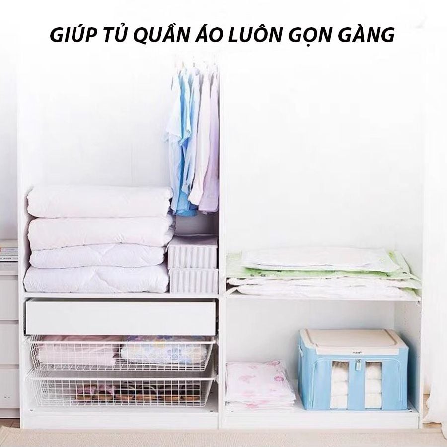  Túi Hút Chân Không Bảo Quản Quần Áo, Chăn Màn, Ga Gối 