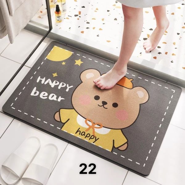  Thảm phòng tắm silicon siêu thấm hút nước - 22 