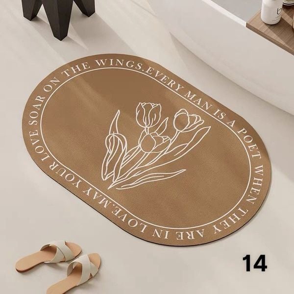  Thảm phòng tắm silicon siêu thấm hút nước - 14 