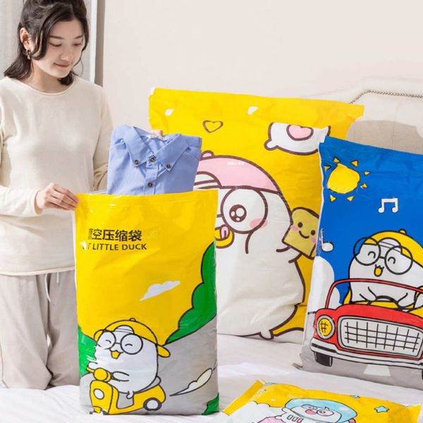  Túi Hút Chân Không Bảo Quản Quần Áo, Chăn Màn, Ga Gối 