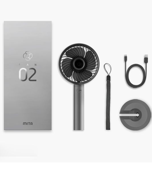  Quạt mini cầm tay - màu trắng 