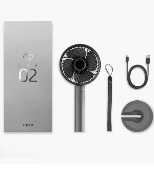  Quạt mini cầm tay - màu xám 