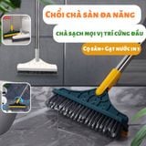  CÂY CHÀ SÀN Nhà Tắm Đa Năng 2 Trong 1, Chổi Cọ Sàn Và Gạt Nước, Xoay 120 Độ Dọn Sạch Mọi Góc Bẩn 