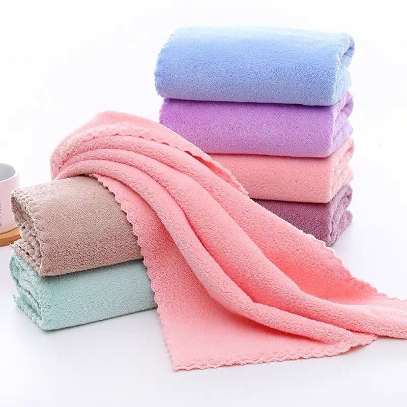  KHĂN MẶT Lông Cừu Khăn Lau Mặt Khăn Tắm Hàn Quốc 30 x 50cm Sợi Cotton Siêu Mềm 