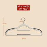  COMBO 10 MÓC TREO QUẦN ÁO Chống Trượt Xoay 360 Độ Đa Năng Chất Nhựa Cao Cấp Bền Bỉ Chịu Được Vật Nặng 