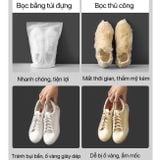  TÚI RÚT TRẮNG Đựng Giày Dép Bảo Quản Giày Dép Khỏi Bụi Bẩn Túi Bảo Quản Giày Miệng Dây Rút Vải Không Dệt 
