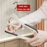  COMBO 10 MÓC TREO QUẦN ÁO Chống Trượt Xoay 360 Độ Đa Năng Chất Nhựa Cao Cấp Bền Bỉ Chịu Được Vật Nặng 