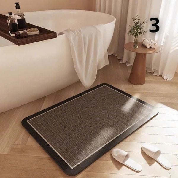  Thảm phòng tắm silicon siêu thấm hút nước - 3 