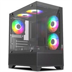 CASE MAGIC MIX TOWER AIR BLACK (M-ATX / NO FAN)