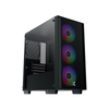 Vỏ Case Xigmatek MYX Air 3F EN45967 (M-atx, 3 fan RGB, Màu Đen)