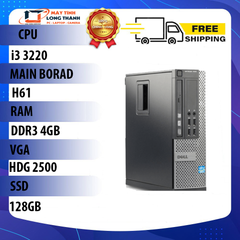MÁY BỘ DELL 3010 : CPU INTEL G3250 - RAM DDR3 8GB 1600 (2x4) SSD 128GB