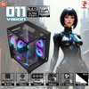 CASE MAGIC O11 VISION BLACK (M-ATX) (NO FAN)