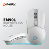 CHUỘT DAREU EM901 RGB WHITE (Wireless)