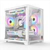 Thùng máy Case Magic Aqua M | Trắng, M-ATX, Không Fan