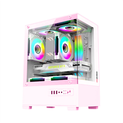 CASE MAGIC MIX PINK (MATX - NO FAN)