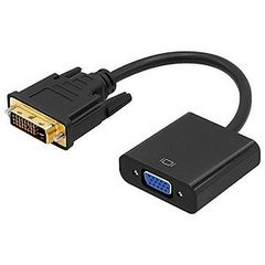 Cáp chuyển đổi DVI to VGA (Đen)