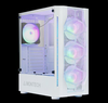 CASE MONTECH X1 WHITE(Tặng Kèm 4 Fan)