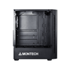 CASE MONTECH X1 WHITE(Tặng Kèm 4 Fan)