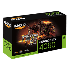 VGA INNO3D RTX 4060 TWIN X2 8GB (N40602-08D6-173051N)