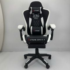 Ghế Gaming Extreme Zero S+ WHITE ( Đệm Massage + Gác Chân )