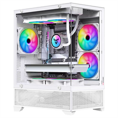 CASE MAGIC MIX TOWER AIR WHITE (M-ATX / NO FAN)