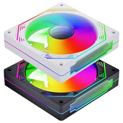 FAN CASE MAGIC Ultra Snow Man F120 HUB RGB (Black/ White)