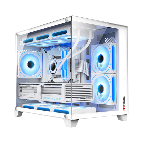 Case MAGIC Aqua-M Ultra Pro WHITE (M-ATX)