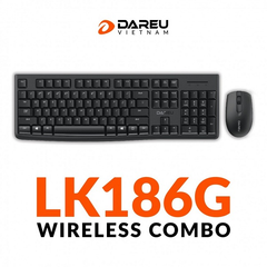 Combo Bàn phím + Chuột không dây Dareu LK186G