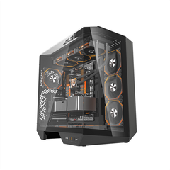Vỏ Case DarkFlash DY470 Black (ATX, Mid Tower,Màu Đen)