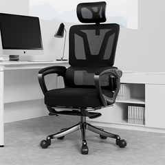 Ghế Công Thái Học Cao Cấp TMS08 Đen ( Có Gác Chân )