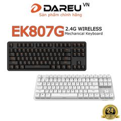 Bàn phím cơ không dây Dareu EK807G (Blue/ Brown/ Red D switch)